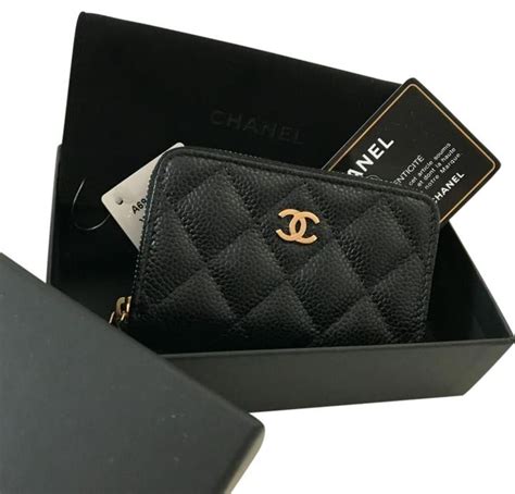 chanel zip coin|chanel flap card holder.